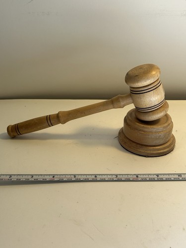 Wooden gavel and - gavel, block