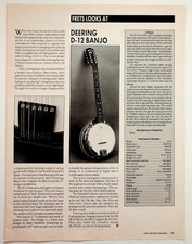 1988 Frets Magazine Deering