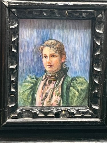 Miniature portrait painting - , of