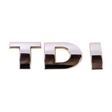 Rear TDI Badge Chrome VW Golf