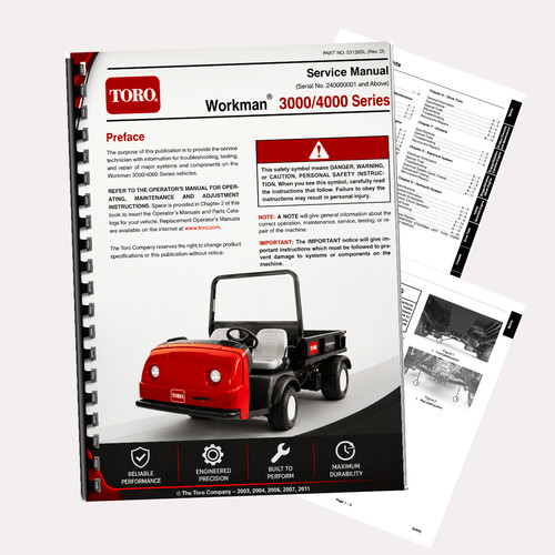Toro workman 3000 - workman, 4000