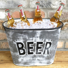 Metal Beer Bucket Home Bar