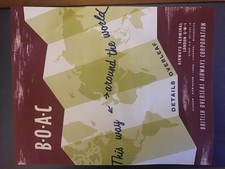 BOAC Around thw world, London-Tokyo-Hong Kong