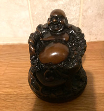 Happy Buddha ~Hotei ~ Seated Laughing Buddha ~  Resin Statue ~ Pu-Tai ~ Maitreya