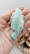 Blue aragonite smithsonite raw