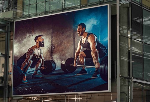 Bodybuilder poster man gym - poster,