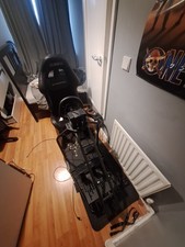 SIM Racing Cockpit Rig Comfortable Seating With Moza R5 bundle + Shifter