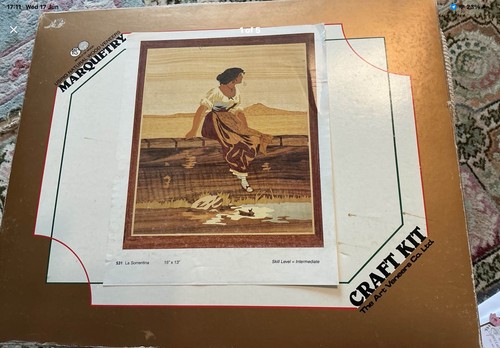 Vintage marquetry craft - craft, kit