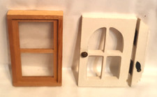 Lot of 2 Wooden Dollhouse