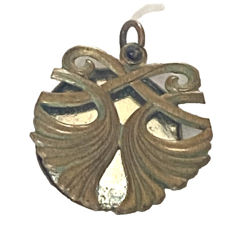 Antique chatelaine covered - chatelaine,