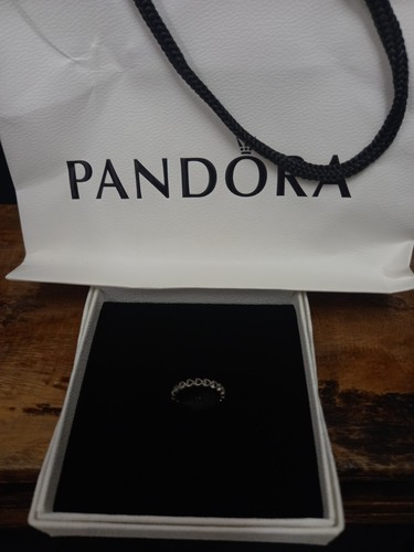 Pandora silver band hearts - pandora,