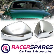 2x Matt Chrome Wing Mirror