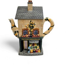 Teapot Willow Hall  Miniature Potters Greengrocer Ornament 