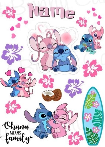 Stitch and angel - stitch,