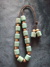 GREECE AUTHENTIC GREEK TRADITIONAL KOMBOLOI LIGHT BLUE WORRY BEADS