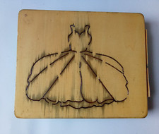 1" Thick Wooden Die - Dress