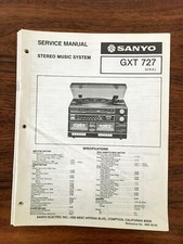 Sanyo GXT 727 Stereo Music