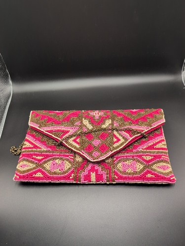Beaded clutch bag new - bag,