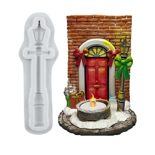 Street light silicone mold - street,