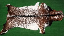 Luxury Goat hide Rug Hair on