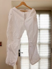 white cotton parachute pants urban outfitters women size L used