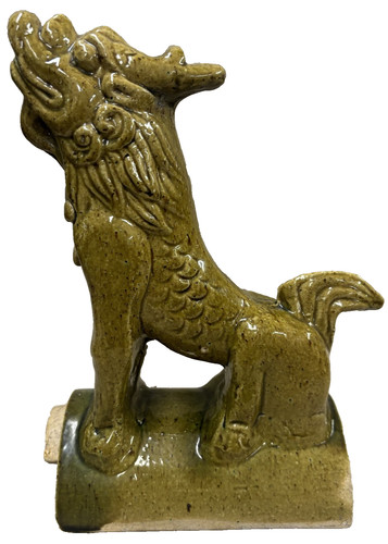 Antique asian dragon - dragon, roof