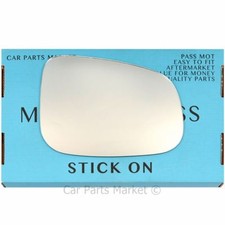 Right Driver side Flat Wing door mirror glass for Volvo v60 2010-2018