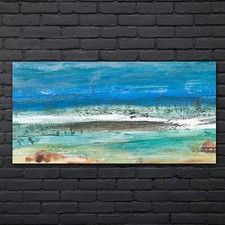 Painting Abstract Beach Sea
