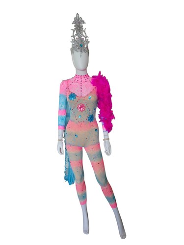 Pink blue freestyle dance - pink,