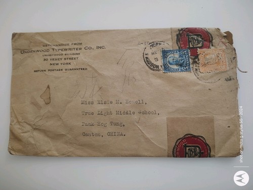 Vintage postal cover - , usa