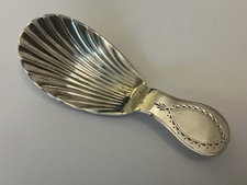 Lovely Irish Sterling Silver Caddy Spoon by West & Sons Dublin 1936