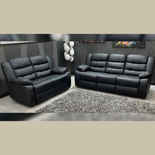 Roma recliner leather 2 - recliner,