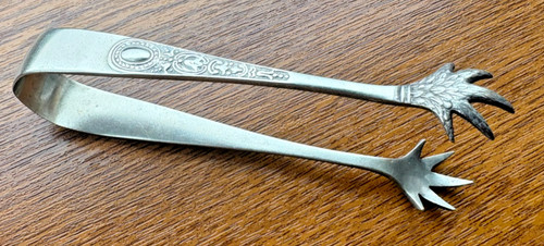 Epns sugar tongs claw grip - epns,