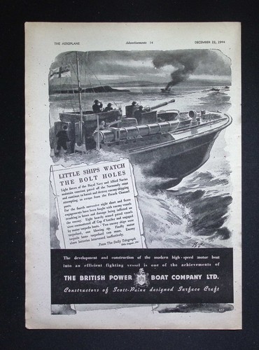 Original 1944 advert british - advert,