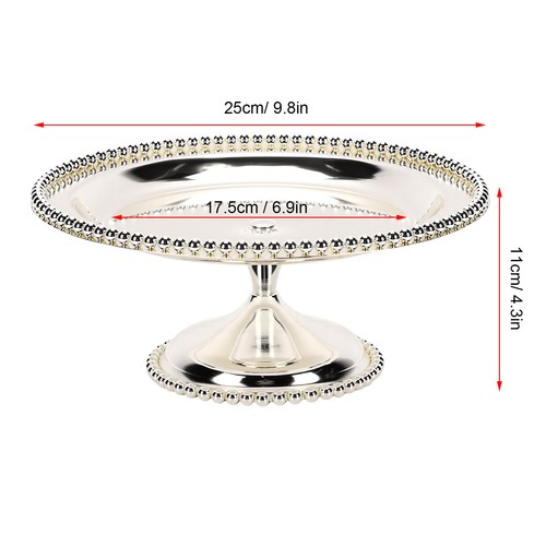 Stainless steel vintage footed - steel,