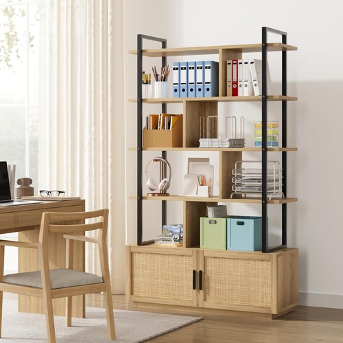Large wooden bookcase - wooden,