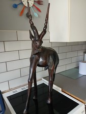 Vintage Hand-Carved Hardwood