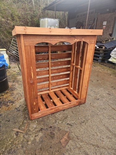 Wooden log store - log,