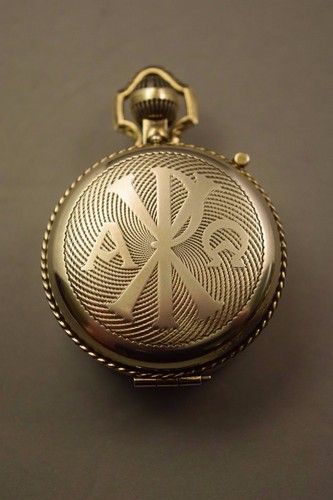 Antique sterling silver pyx - +,