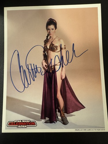 Carrie fisher signed princess - fisher,