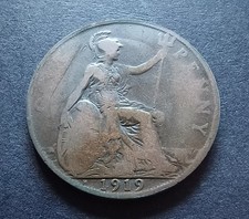 1919-H One Penny - Heaton Mint