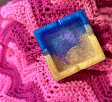 Blue & Yellow Handmade Resin