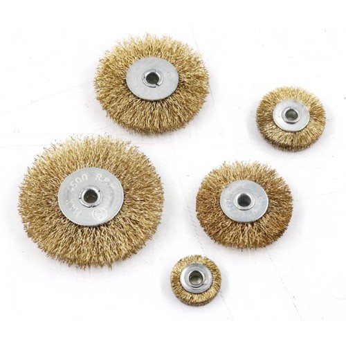 Wire brush wheel metal rust - wire,