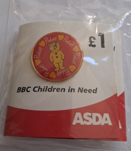 Pin badge pudsey children - pin, badge---"pudsey"