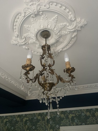Pair french antique lights - french,