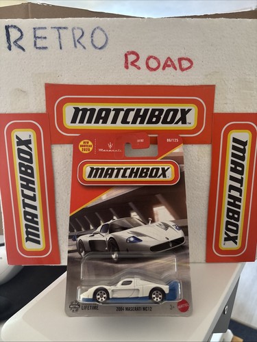 Matchbox long card white and - long,
