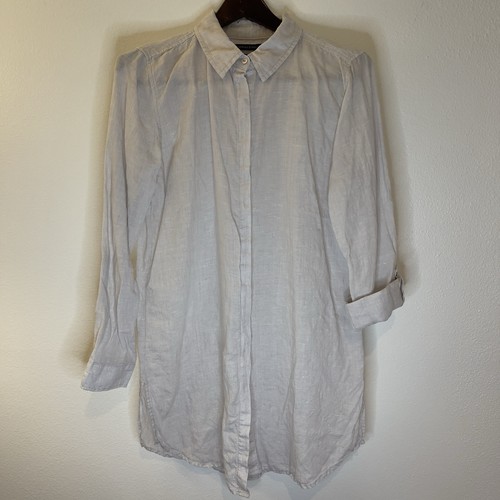 Tahari women linen buttonup - women,