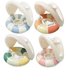 Baby Float With Canopy Inflatable Swimming Floats For Age 0-4 Years Great Gift
