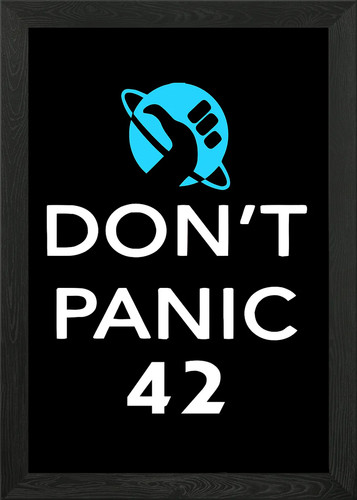 Don panic framed - framed, art