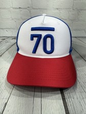 NWOT Sub 70 Subseventy Golf Mesh Snapback Hat Cap Red White Blue Raised Logo